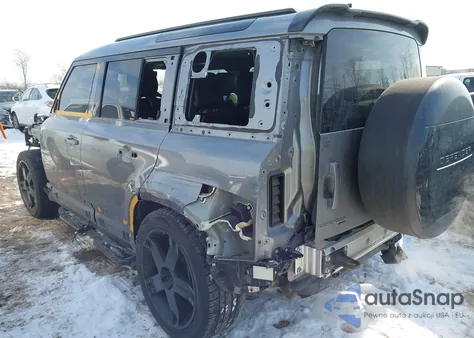 2021 Land Rover Defender 110 X-Dynamic Se z USA, uszkodzony, nr VIN SALE2ERU7M2037696